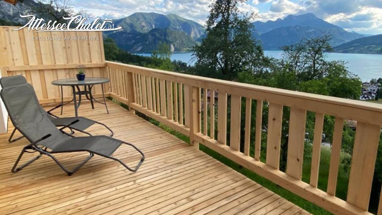Attersee-Chalet Angermann Familie Spalt Steinbach am Attersee Exterior foto